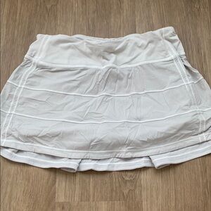 Lululemon Pace Rival White skirt